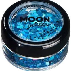 Moon Creations Glitter Shapes Holographic Blauw