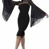 FEVER Gotic Sleeve Shawl Halloween Dames