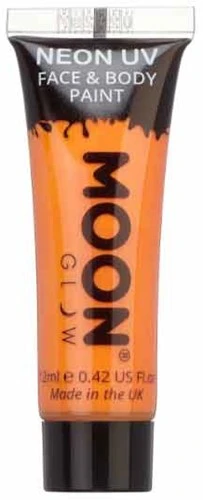Moon Creations Intense Neon Face And Body Paint Oranje 12ml 3 Moon Creations Intense Neon Face And Body Paint Oranje 12ml