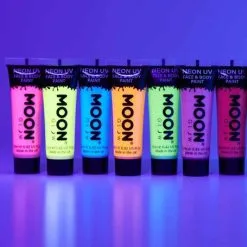 Moon Creations Intense Neon Face And Body Paint Paars 12ml -Schminke Speciaalzaak intense neon face and body paint paars 12ml 3