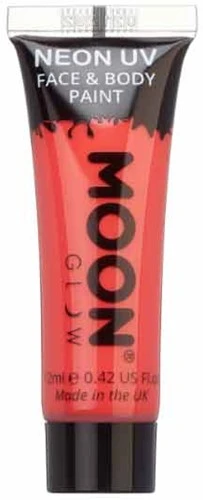 Moon Creations Intense Neon Face And Body Paint Rood 12ml 3 Moon Creations Intense Neon Face And Body Paint Rood 12ml