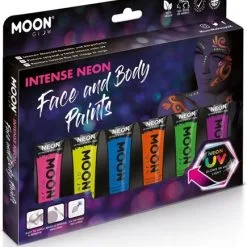Moon Creations Intense Neon Face En Body Paint Voordeelpakket