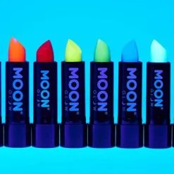 Moon Creations Intense Neon Lipstick Blauw -Schminke Speciaalzaak intense neon lipstick blauw 3