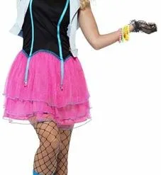 Smiffy's Jaren 80 Dames Carnavalskostuum