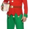 Smiffy's Kerst Elf Kostuum Heren -Schminke Speciaalzaak kerst elf kostuum heren