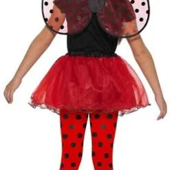 Smiffy's Lieveheren Beestje Kostuum Rood Zwart Kids Meisje One Size -Schminke Speciaalzaak lieveheren beestje kostuum rood zwart kids meisje one size 3