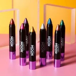 Moon Creations Metallic Body Crayons Schminkstift Roze -Schminke Speciaalzaak metallic body crayons schminkstift roze 3