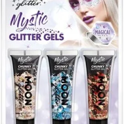 Moon Creations Mystic Glitter Gels Goud Blauw Rood
