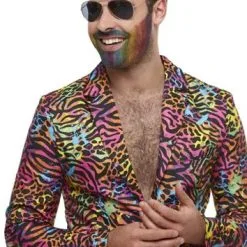 Stand Out Suits Neon Herenkostuum -Schminke Speciaalzaak neon herenkostuum 3