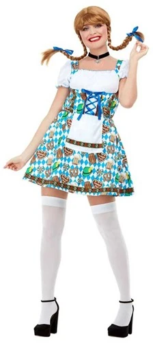Smiffy's Oktoberfeest Biermeisje Jurkje Dames 3 Smiffy's Oktoberfeest Biermeisje Jurkje Dames