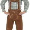 Smiffy's Oktoberfest Deluxe Lederhosen Herenkostuum -Schminke Speciaalzaak oktoberfest deluxe lederhosen herenkostuum