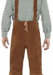 Smiffy's Oktoberfest Deluxe Lederhosen Herenkostuum -Schminke Speciaalzaak oktoberfest deluxe lederhosen herenkostuum 3