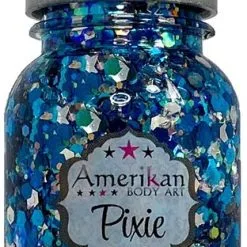 Amerikan Body Art Pixie Paint Glittergel Midnight Blue