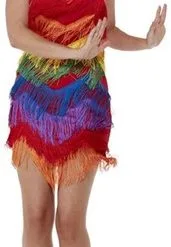 Smiffy's Regenboog Dames Jurk -Schminke Speciaalzaak regenboog dames jurk 3