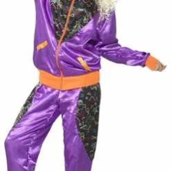 Smiffy's Retro Fout Trainingspak Dames Paars -Schminke Speciaalzaak retro fout trainingspak dames paars 2