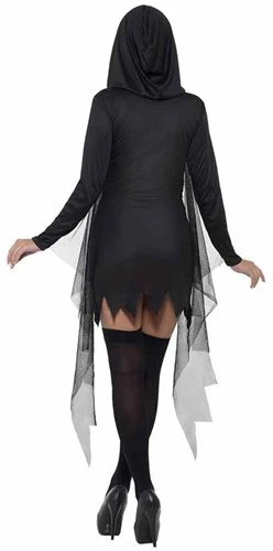 FEVER Sexy Reaper Halloween Dames Kostuum 5 FEVER Sexy Reaper Halloween Dames Kostuum - Afbeelding 3