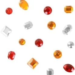 Party Xplosion Stenen Rood Wit Geel 200 Gram