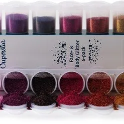 Superstar Fijne Glitter Sixpack Autumn Flame