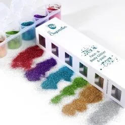 Superstar Fijne Glitter Sixpack Happy -Schminke Speciaalzaak superstar fijne glitter sixpack happy 2