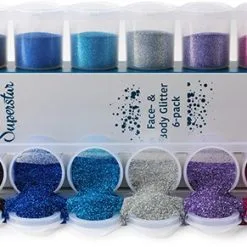 Superstar Fijne Glitter Sixpack Morning Sky