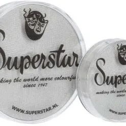 Superstar Schmink Silver White Shimmer 140 45 Gram -Schminke Speciaalzaak superstar schmink silver white shimmer 140 45 gram 3