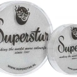 Superstar Schmink Silverwhite With Glitter Shimmer 065 45 Gram 7 Superstar Schmink Silverwhite With Glitter Shimmer 065 45 Gram -Schminke Speciaalzaak superstar schmink silverwhite with glitter shimmer 065 45 gram 3