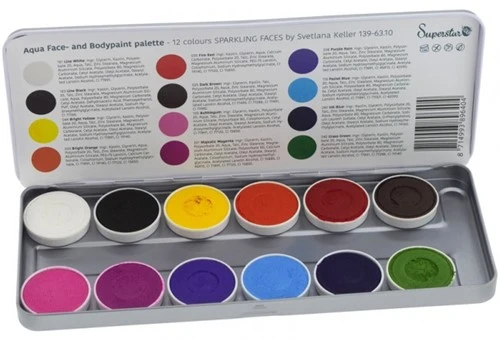 Superstar Schminkpalet Sparkling Faces 3 Superstar Schminkpalet Sparkling Faces