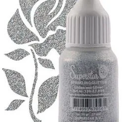Superstar Sparkling Glitter Iridescent Silver