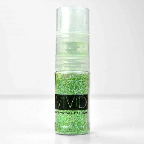 Vivid Glitter Spray Galaxy Green