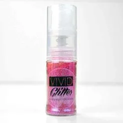 Vivid Glitter Spray Hot Pink