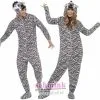 Smiffy's Zebra Carnaval Onesie Unisex -Schminke Speciaalzaak zebra carnaval onesie unisex